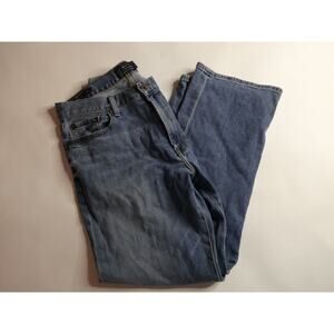 Lucky Brand 131 Relaxed Straight jeans, stretch, medium wash, size 33x30